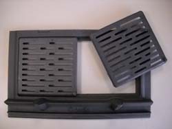 VENTE : GRILLE FOYER COMPLETE POUR INSERTS DEVILLE 7852, 7853, 7854, 7857, 7885, 7859, 7794, 7795, 7796, 7857, 7858