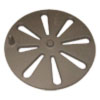 GRILLE RONDE FONTE SUPRA REF 18026PB