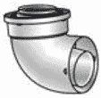 COUDE 90 d SPECIAL FIOUL CONDENSATION DIAM 80-125 DEVILLE 
